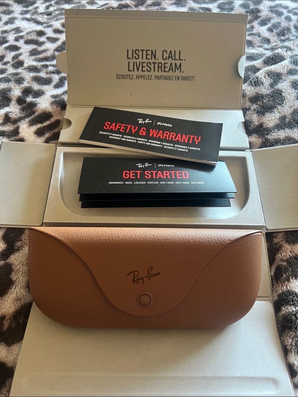 Meta Ray-Ban Black Blue Light Glasses
